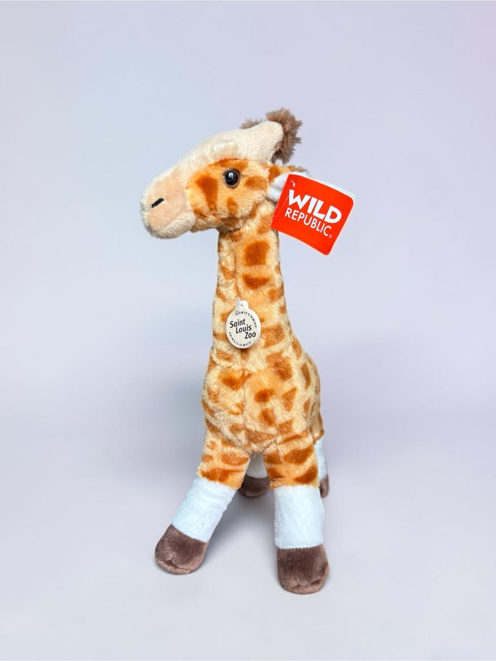 Wild Republic Giraffe Plush 16" St. Louis Zoo Souvenir Stuffed Animal Cuddlekins